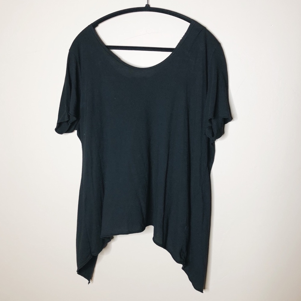 Brandy Melville Black Top with Open Back OS